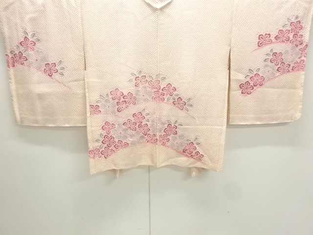 JAPANESE KIMONO / UNUSED HAORI COAT / ALL SHIBORI / FLOWER